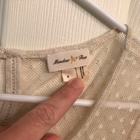 Anthropologie Meadow Rue Embroidered Blouse - Picture 4 of 5